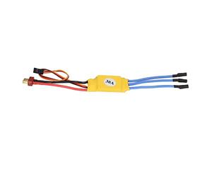 Bewinner ESC de Moteur sans Balais 30 A, LIPO 2-3S à Haut Régime, Contrôleur de Vitesse électrique PWM 4-16 V 300 000 TR/Min avec Protections Multiples, Adaptation Automatique de l'accélérateur Bec