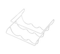 Bewinner Étagère à Vin pour Réfrigérateur sans Odeur, Support à Vin pour Réfrigérateur en Métal épais, Forte capacité de Charge, Lustre Poli, Organisateur de Bouteilles de Compact 13 X 12,4 X 4,5