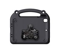 Bewinner Étui de Protection en Mousse EVA pour Mini 1/2/3/4/5 7,9" avec Support intégré, Résistant aux Chocs, Design Moto, Lavable, Housse Légère (Black)