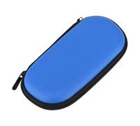 Bewinner Étui Rigide pour PS , Sac de Transport de Protection, Pochette de Rangement pour Console PS et Accessoires, Résistant aux Chocs, étanche, Compact, avec Poche en Filet (Blue)