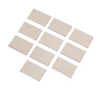 Bewinner Feuille d'essuie-glace de Buse PEI pour Imprimante 3D QIDI Plus 4, 25x16,4x0,8mm, Haute Température 300 °C, Outil de Nettoyage de Tête d' avec Revêtement en Poudre