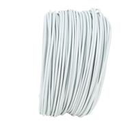 Bewinner Fil d'attache en Fer galvanisé 1,2 Mm X 28 M, Fil d'attache en Métal Pliable et Découpable pour Câble de Télécommunication, Enduit de PVC Antirouille pour une Utilisation Intérieure et