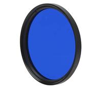 Bewinner Filtre D'objectif Couleur Rond de 55 Mm pour Objectif D'appareil Photo avec Filetage de Filtre de 55 Mm, Filtre D'appareil Photo Numérique en Verre Optique Coloré, Filtre D'objectif de(Bleu)
