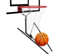 Bewinner Fixation de Retour de Basket-Ball, Aide à L'entraînement au Retour de Ballon de Panier en Métal Robuste, Installation Simple, Accessoires de Basket-Ball Robustes pour