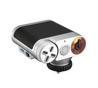 Bewinner Flash Rétro 24W S pour L'appareil Photo, Mini de Caméra en Cuir Compact avec Recyclage de 0,2-1,5s, 7 Niveaux d'alimentation, Batterie USB C 1100mAh, Mode Optique S1 S2
