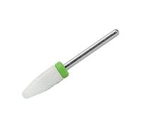 Bewinner Foret à Ongles à Tête de Maïs en Céramique, Meulage Extra Fin 6 Mm, Accessoires de Rectifieuse électrique, Outil de Remodelage des Ongles Portable et Léger pour Sculpter, Polir et Manucure,