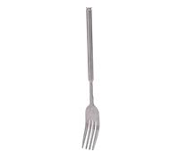 Bewinner Fourchette Extensible, Fourchette Télescopique en Acier Inoxydable avec Long Manche pour Barbecue, Dîner, Dessert, Rôtir des Guimauves, Cuisine en Plein Air