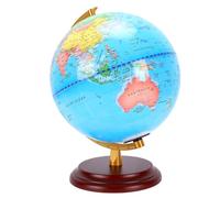 Bewinner Globe Terrestre de 8 Pouces pour Enfants, Décoration de Bureau Rotatif éducatif, Globe Géographique avec Support, Outil Pédagogique Interactif pour la Maison, le Bureau, la Salle de Classe,