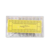 Bewinner Goupilles de Friction pour Tube de Montre en Acier Inoxydable, 200 Pièces, Comprend 10 Tailles et 2 Couleurs, Kit de Réparation Léger pour Sécuriser Les Bracelets de Montre