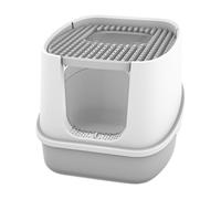 Bewinner Grand Bac à Litière pour Chat Entièrement fermé, Entrée Avant, Sortie Supérieure, Pot pour Chat avec Couvercle, Pelle à Litière et Filtre à Charbon, Très Grand Bac à Couvert pour Grands