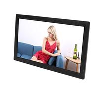 Bewinner Grand Cadre Photo Numérique HD 24 Pouces, Lecteur Vidéo Moniteur HDMI 1080p avec Télécommande, Diaporama de Support de Cadre Photo Numérique, Calendrier D'horloge
