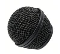 Bewinner Grille de Microphone de Remplacement pour Tête de Microphone pour Micro Dynamique, Réduction du Bruit, Prévention de la Distorsion, Anti-poussière, Tête en d'acier, Accessoire Universel