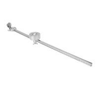 Bewinner Guide de Rouleau de Boussole de Torche en Acier Inoxydable avec Règle d'échelle pour G01-100, Accessoires d'outil de Coupe de Soudage à l'oxygène, Jauge de Coupe de 50 Cm, Base