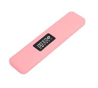 Bewinner Haut-Parleur Bluetooth 5.3 à Conduction Osseuse, Affichage Numérique avec Lecture de Carte et Minuterie, Son Stéréo, Contrôle Manuel du Volume, Rose