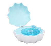 Bewinner Haut-parleur Bluetooth Coque en Vinyle avec Lampe d'Ambiance et Projecteur LED