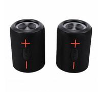 Bewinner Haut-Parleur Bluetooth divisé 2 en 1 avec Son Stéréo de 20 W, Système Audio sans Fil Résistant à l'eau IPX6 avec Microphone pour Les Fêtes de Voyage en Plein Air à la Maison