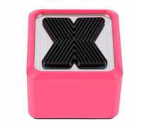 Bewinner Haut-Parleur Bluetooth Portable avec Son Surround 360°, Haut-Parleur Audio sans Fil Rechargeable Bluetooth 5.3, Double Appairage Stéréo, Effets de Lumière LED, Musique Compacte (Pink)