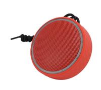 Bewinner Haut-Parleur de Douche Bluetooth, Haut-Parleur Stéréo Portable sans Fil avec Ventouse, Lumières LED RVB, Résistant à l'eau IPX6, Son HiFi, Rechargeable par USB C pour (Rouge)