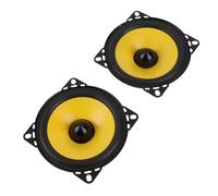 Bewinner Haut-parleurs Coaxiaux de Voiture 300 W 4 Pouces, Système Audio à Gamme Complète, 2 Haut-parleurs Mis à Niveau, de Voiture HiFi 26 KHz, 4 Ohm 92 DB pour Modification Stéréo
