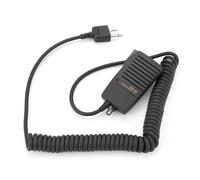 Bewinner HM-46 Haut-Parleur Portable Micphone pour Les radios IC-V8 V82 V85 IC-T2H T8A 2AT E90 W32A, Micphone de Remplacement avec Prise Casque, Micro