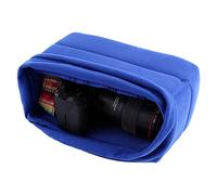 Bewinner Housse de Protection Rembourrée Universelle pour Appareil Photo Numérique, Résistante aux Chocs, pour Photographes, en Velours de Haute qualité, 10,2 X 4,7 X 6,6 Pouces, Bleu (Blue)
