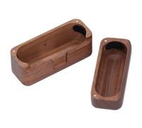 Bewinner Housse en Bois de Noyer pour étui pour écouteurs AM TW01, Coque de Protection Anti-Chute Fabriquée à la Main, Housse en Bois Souple pour Voyage et Usage Quotidien
