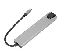 Bewinner Hub 8 en 1, Haute Résolution 87W 4K HD, Rapide, 5 Gbps 2 USB SD TF RJ45 Type C Station d'accueil USB C pour Bureau à Domicile