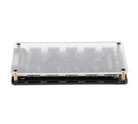 Bewinner Hub de Ventilateur 10 en 1, Hub Répartiteur RVB 5 V 3 Broches avec Design Magnétique, Panneau Acrylique et Câble de 50 Cm pour Contrôle du Ventilateur du Boîtier PC et Gestion des Câbles