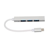 Bewinner Hub USB C 4 en 1, Slim Type C à 4 Ports USB 3.0 Adaptateur Data Extender Hub Splitter USB pour Ordinateur Portable Smartphone