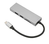 Bewinner Hub USB C 5 en 1, Station d'accueil USB Type C avec Emplacement pour Carte de Stockage USB 3.0 USB 2.0, Emplacement pour Carte Mémoire, Interface Multimédia HD pour Ordinateurs