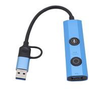 Bewinner HUB USB Voice AI avec Traduction de Transcription, 5 IN1 Fichier Converter Tool USB 3.0 Type C 3 Port Station D'amarrage pour Le Travail à Distance, étudiants, Concepteurs