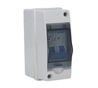 Bewinner Interrupteur de Déconnexion Solaire 40 A CC, Disjoncteur Miniature étanche IP65 1000 V avec Couvercle Transparent, Boîte de Distribution, Protection contre les Surcharges