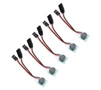 Bewinner Inverseur de Servo RC 5 Pièces, Inverseur d'alarme d'avion RC 4-6 V avec Contrôle par Microprocesseur et Sifflet Unique, Anti-interférence Puissante pour Appareil de Direction 'Avion