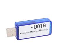 Bewinner Isolateur Numérique USB 480 Mbps |Isolation 3,75 KV, Puce ADUM3165, Protection Contre Le Bruit de Terre pour Contrôle Industriel, Systèmes HiFi, Débogage USB (Bleu Transparent)