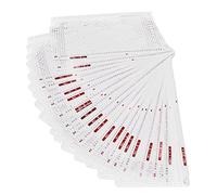Bewinner Jeu de Cartes Perforées pour Machines à Tricoter, Cartes à Motifs en Plastique Double Face pour SK280, SK218, SK325, SK326, SK327, SK328, SK640 - Doux, Durable et Facile à Utiliser