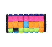 Bewinner Jouet de Puzzle Cylindrique, 7 Couches Rotatives, Casse-tête et Jouet Anti-Stress pour Enfants et Adultes, Jeu de Soulagement de l'anxiété, Plastique ABS, 8,6 Cm