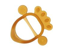 Bewinner Jouets de Dentition en Silicone pour bébé, Soulagement Sûr, Moufle, Jouet de Dentition, Favorise la Croissance des Dents pour les Bébés Heureux (SILVER)