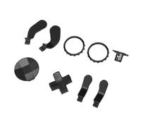 Bewinner Joysticks en Métal pour Manette Series 2, Kit de Remplacement 15 en 1 avec Joysticks, Palettes, Outils et Sac de Rangement en Acier Inoxydable (BLACK)