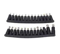 Bewinner Kit Adaptateur d'alimentation Universel pour Ordinateur Portable avec 28 Connecteurs, Prise Femelle 5,5 X 2,1 Mm, Compatible avec, Embout de Chargeur Portable AC/DC