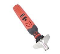 Bewinner Kit d'affûtage de Tronçonneuse sans Fil, Affûteur de Scie à Main DC3,6 V pour Lames de Tronçonneuse, Outil d'affûtage de Scie à Chaîne Portable avec Batterie Li-ION Incluse, Rouge