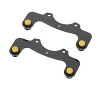 Bewinner Kit de 2 Boutons de Klaxon en Fibre de Carbone pour Volants à 6 Boulons, Remplacement pour et VERTEX, Bouton Rouge, Installation Facile, fonctionnalité Améliorée (Bouton jaune)