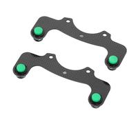 Bewinner Kit de 2 Boutons de Klaxon en Fibre de Carbone pour Volants à 6 Boulons, Remplacement pour et VERTEX, Bouton Rouge, Installation Facile, fonctionnalité Améliorée (Bouton vert)