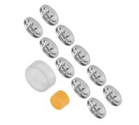Bewinner Kit de Boutons de Couverture pour Bricolage - Base de Bouton Ronde de 30 Mm avec Ensemble d'outils pour la Fabrication de Tissus, de Bijoux et d'accessoires (20MM)