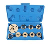 Bewinner Kit de Guide de Routeur 11 Pièces, Guide de Gabarit de Routeur en Laiton pour le Travail du Bois, Comprend une Boîte de Rangement et des Outils de Mise en Forme Précis