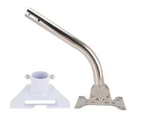 Bewinner Kit de Montage d'adaptateur de Tuyau Satellite pour Montage sur Toit Gen 3 - Kits de de Support Réglables et Stables pour Antenne Parabolique avec 22 Accessoires