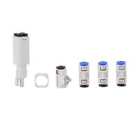 Bewinner Kit de Moyeu de Filament pour Imprimantes 3D Lab A1 Mini et A1, Comprend un Tube PTFE de 2 M, 3 Connecteurs de Tube, un Connecteur Quintuple, Installation Facile