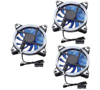 Bewinner Kit de Refroidissement Liquide Tout-en-un pour Processeur, Radiateur 240 Mm et 120 Mm, Bloc d'Eau CPU, Pompe, Réservoir, 3 Ventilateurs LED, Kit de Tube Rigide pour Boucle de