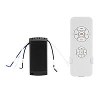Bewinner Kit de Télécommande de Ventilateur de Plafond sans Fil 220 V avec Récepteur et Kit d'éclairage, AC 3 Vitesses RF433 Smart Home Control, Variateur Tactile, Interrupteur de Synchronisation