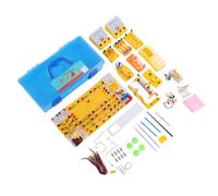 Bewinner Kit d'expérimentation de Physique pour étudiants du Secondaire, Comprenant des Projets de Circuits et de Magnétisme, Une Boîte de Rangement Double Couche et Un Manuel Complet