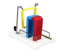 Bewinner Kit d'induction électromagnétique, Outil Pédagogique de Démonstration pour Expériences en Laboratoire de Physique Scolaire - Apprendre la Force dans Le Champ Magnétique, ABS et Cuivre de